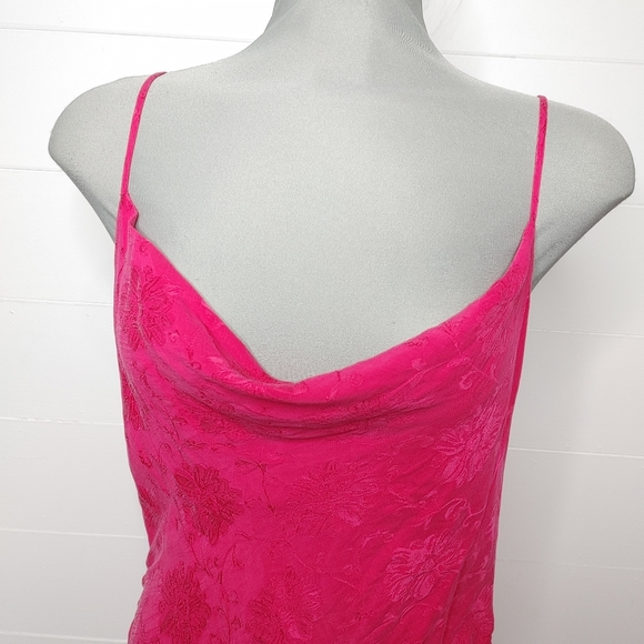 Aritzia Wilfred Only ruched fuschia dress M - Picture 2 of 12